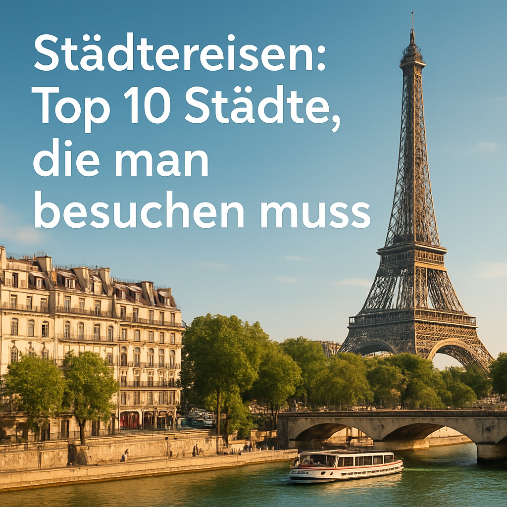 Städtereisen: Top 10 Städte, die man besuchen muss